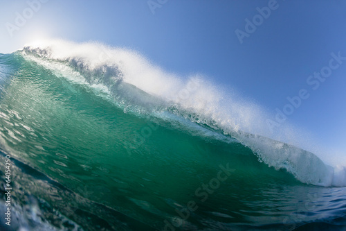 Ocean Wave Crashing Swimming