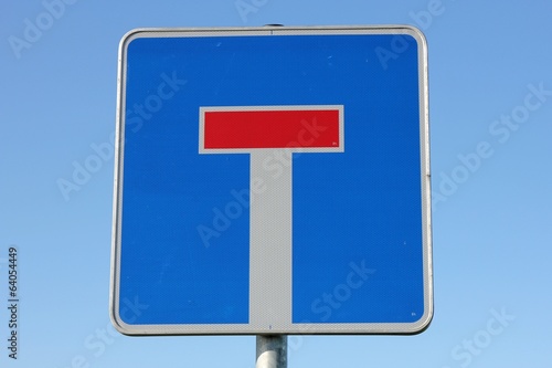 Deutsches Verkehrszeichen: Sackgasse