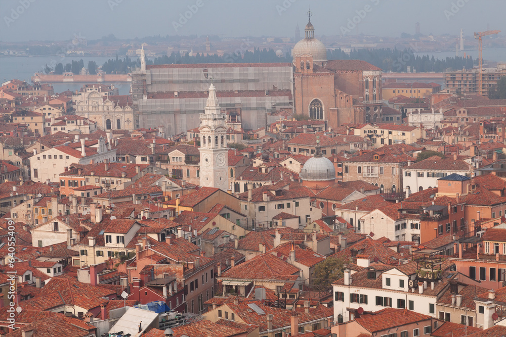 Roofs of venetian houses