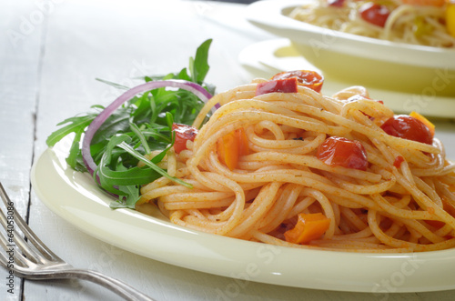 Spaghetti marinara pasta