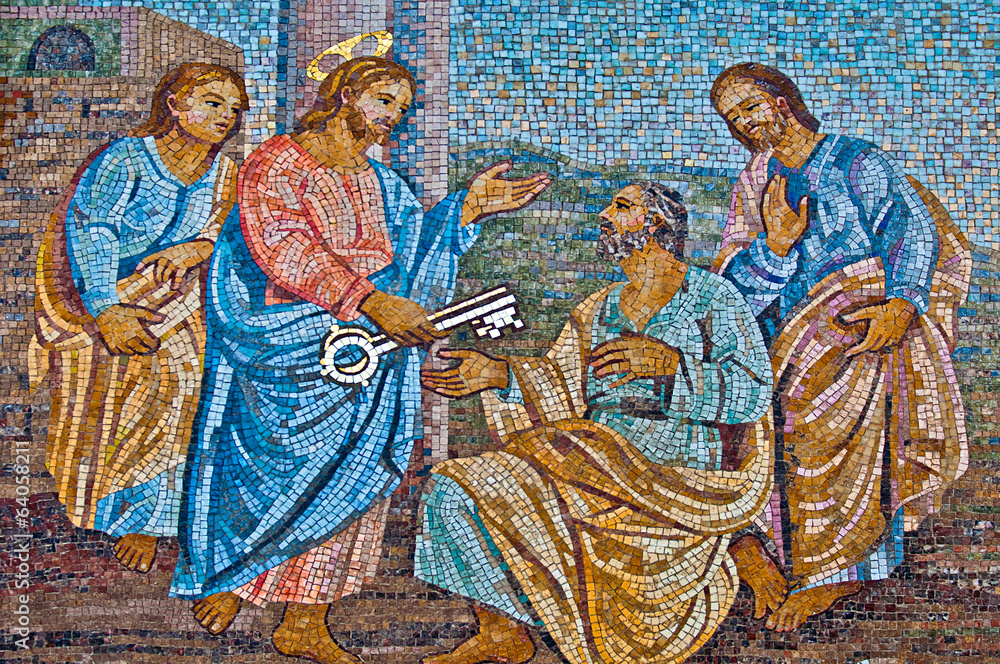Fototapeta premium The Giving of the Keys to Saint Peter