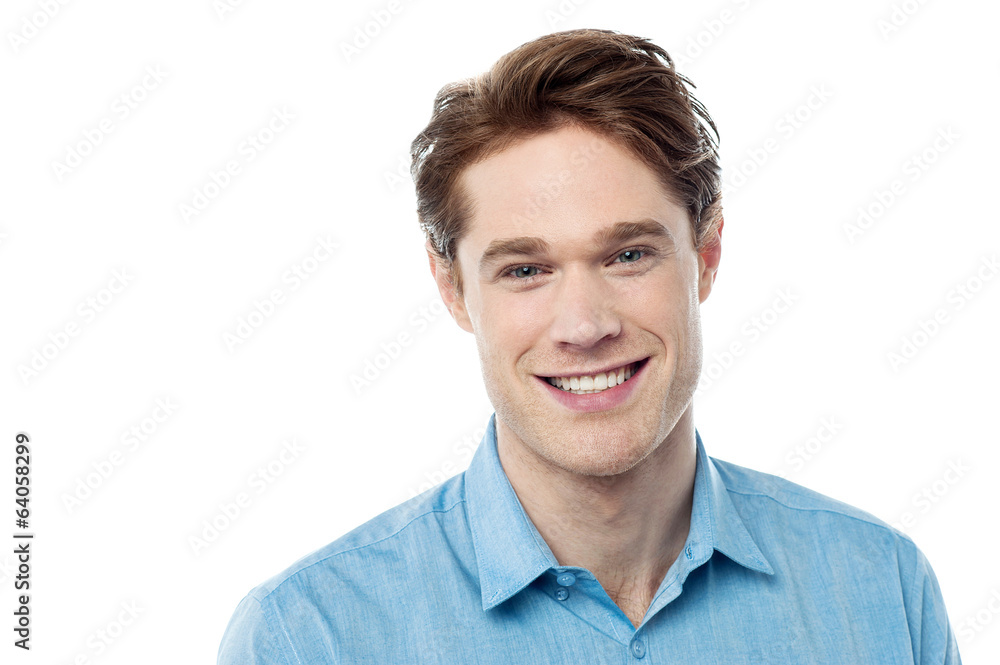 Portrait of a smart young man Portrait of a smart young man