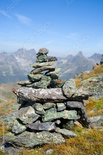 Steinmännchen in den Alpen © VRD