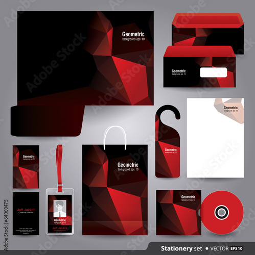 Stationery template design.