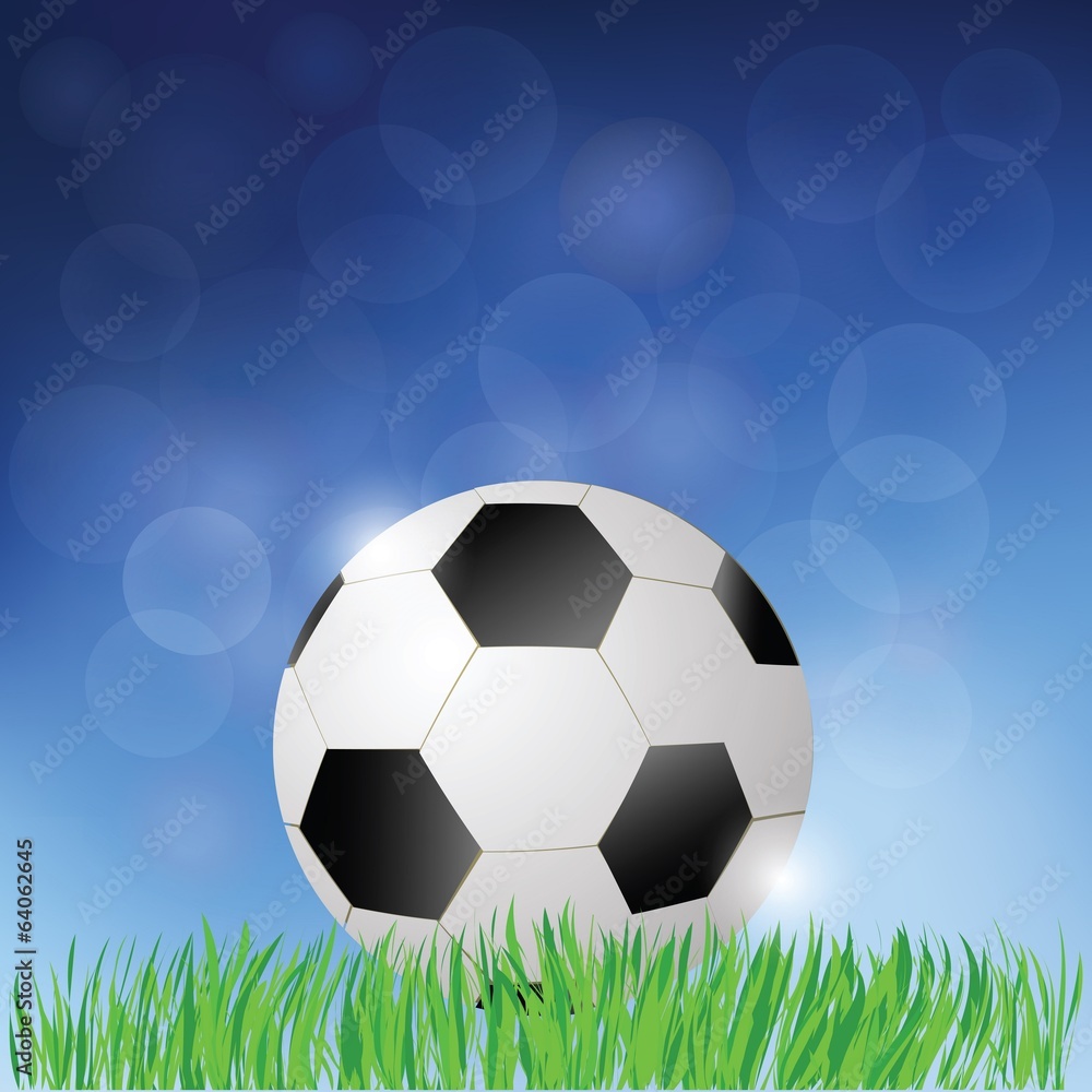 Naklejka premium football background