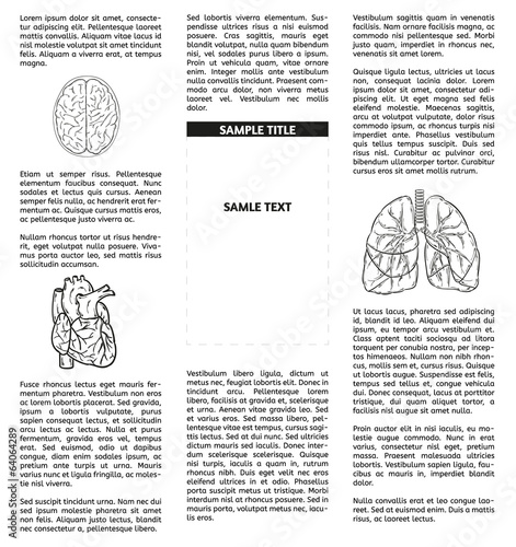 Vector newspaper