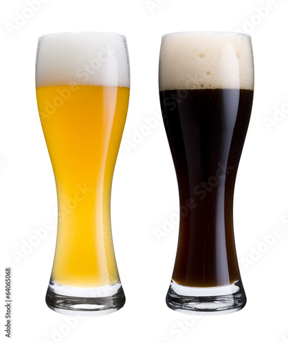 Helles und Dunkles Hefeweißbier