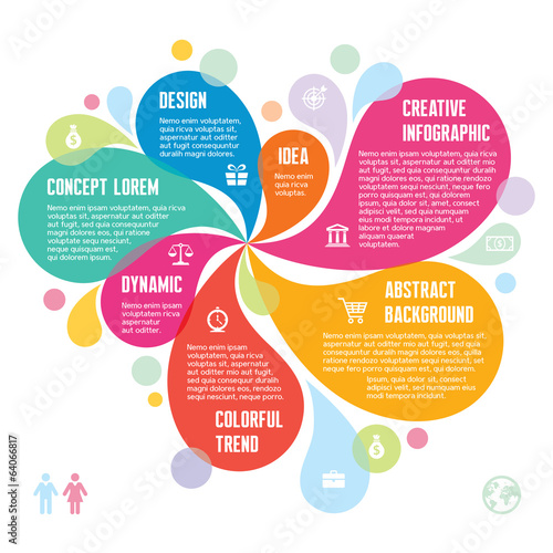 Infographic Concept - Colorful Vector Illustration