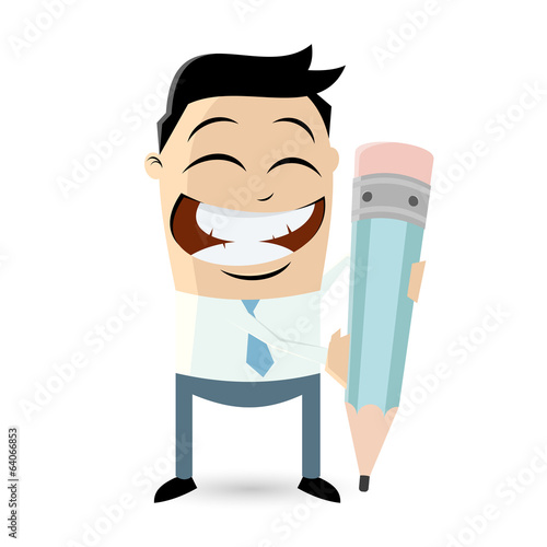 unterschrift cartoon männchen business