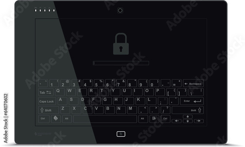Vector Tablet Frontal View