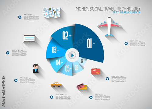Timeline Infographic design template