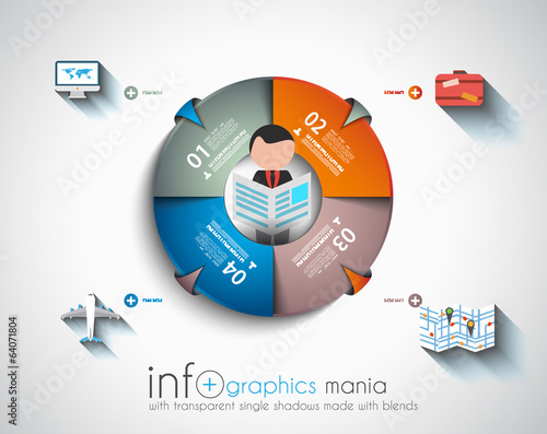 Timeline Infographic design template