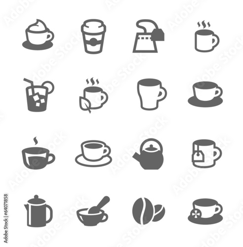 Coffe and tea Icons