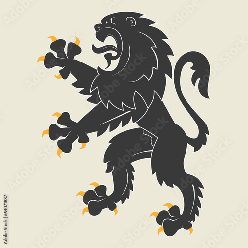 heraldic lion