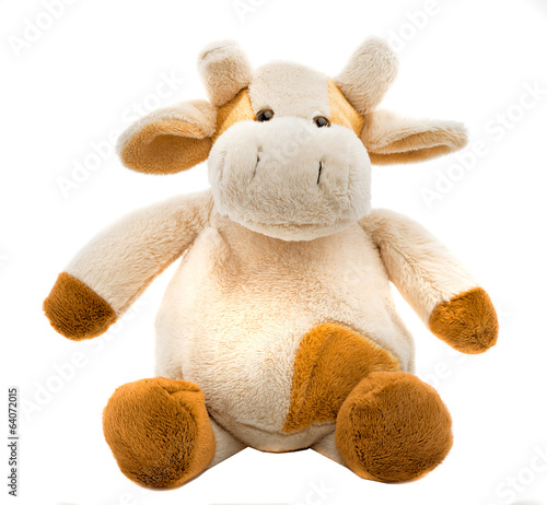 Sitting cow soft toy