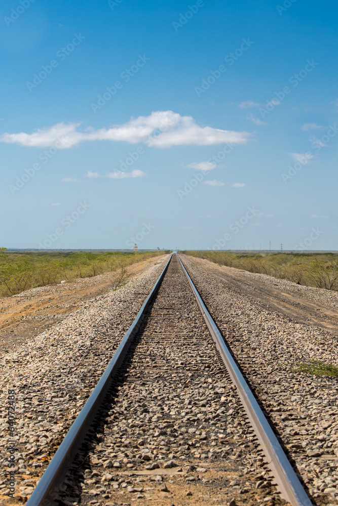Train tracks to the horizon Colombia Train tracks to the horizon Colombia