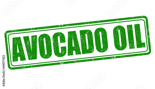 Avocado oil stamp