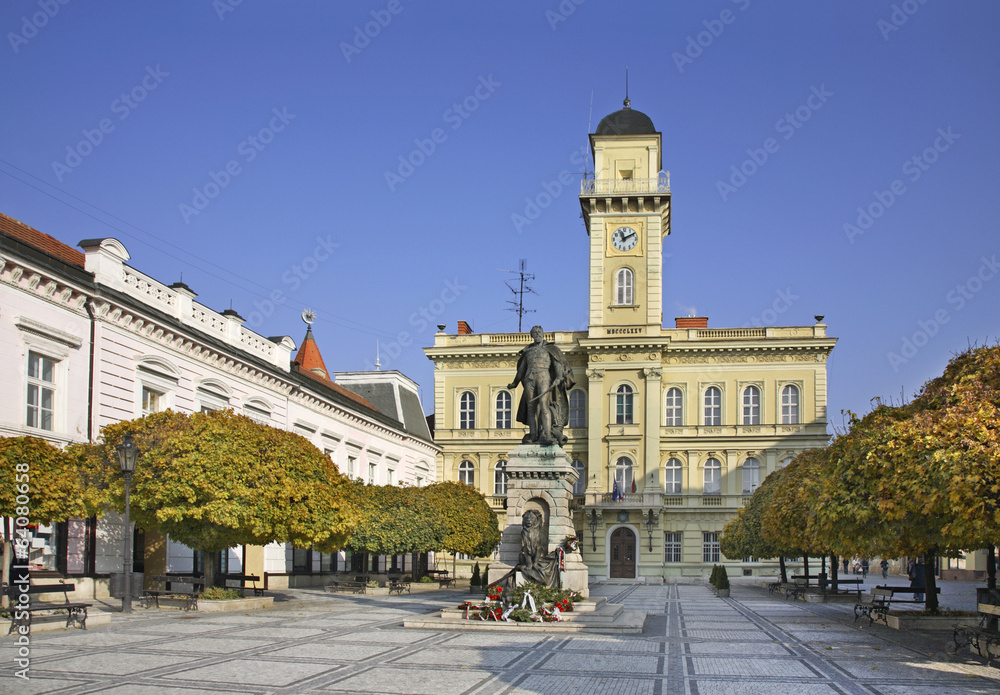 Fototapeta premium General Klapka Square in Komarno. Slovakia