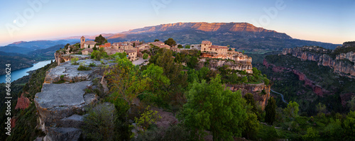 Siurana village in the province of Tarragona (Spain) photo