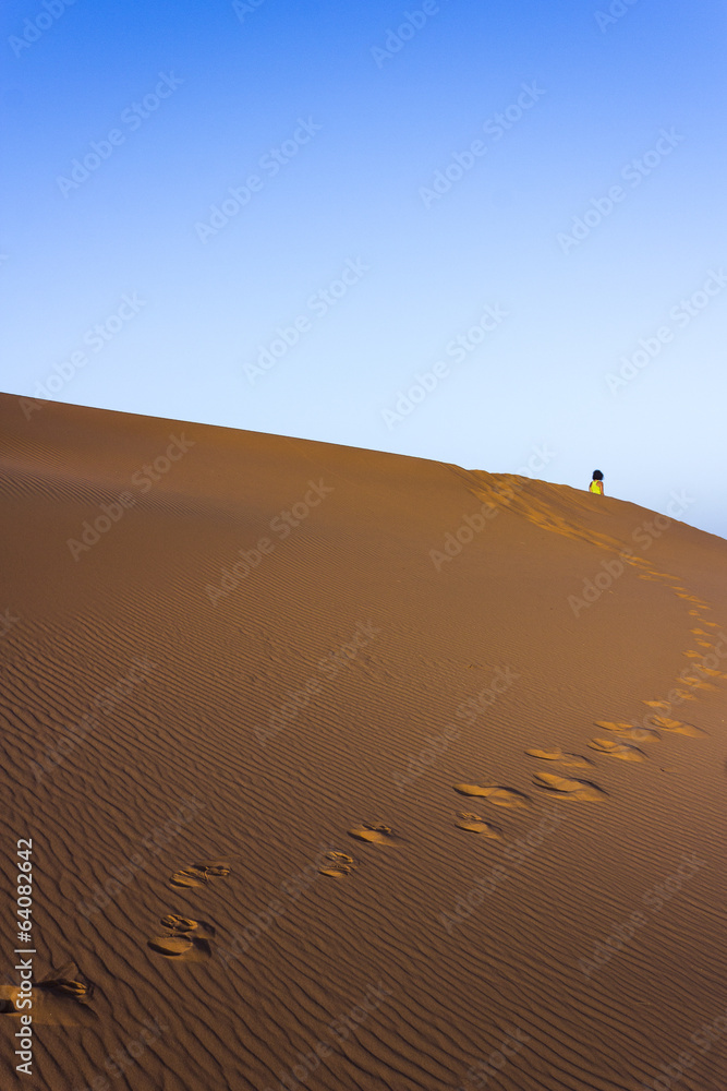 Pathway on desert Pathway on desert