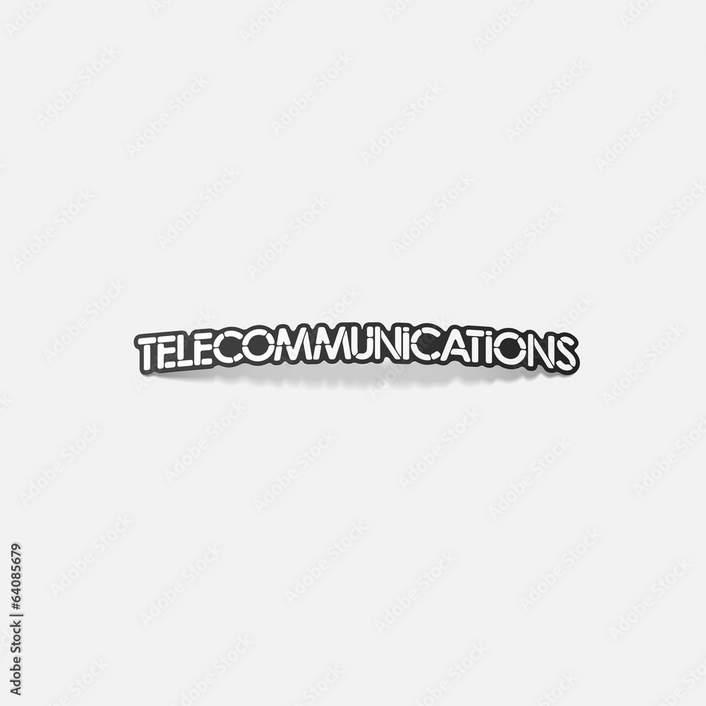 realistic design element: telecommunications realistic design element: telecommunications