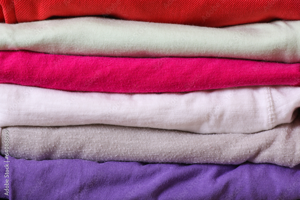 Pile of colorful clothes Pile of colorful clothes