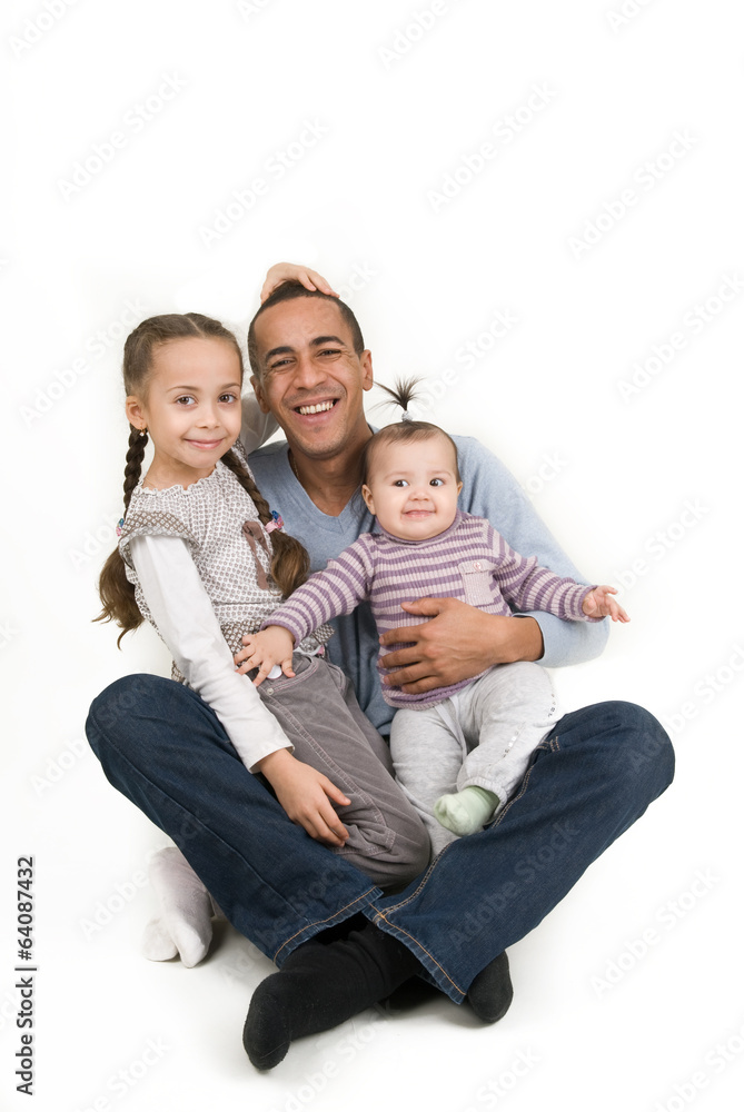 family with two children