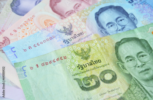 Fotografija Thai Baht banknotes