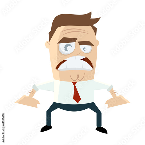 business mann männchen wütend zornig