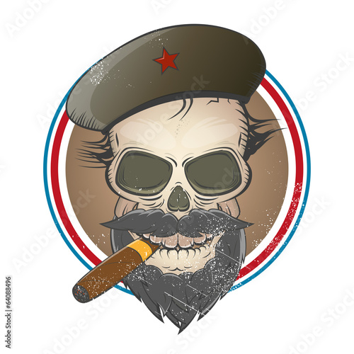 revolution vintage totenkopf schädel zigarre