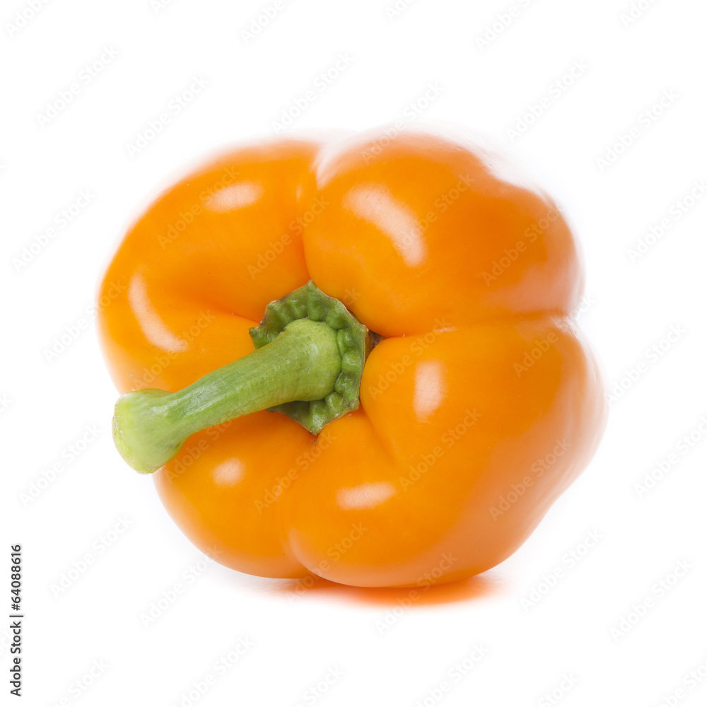 Fresh paprika isolated on white background Fresh paprika isolated on white background