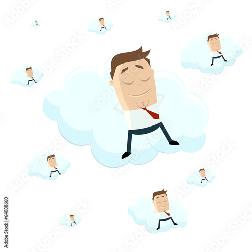cloud-computing business wolke mann