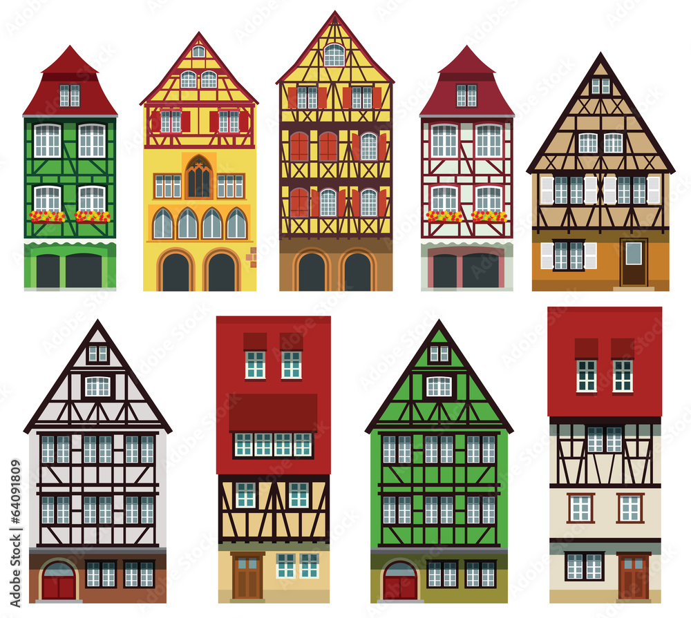 Historical European houses