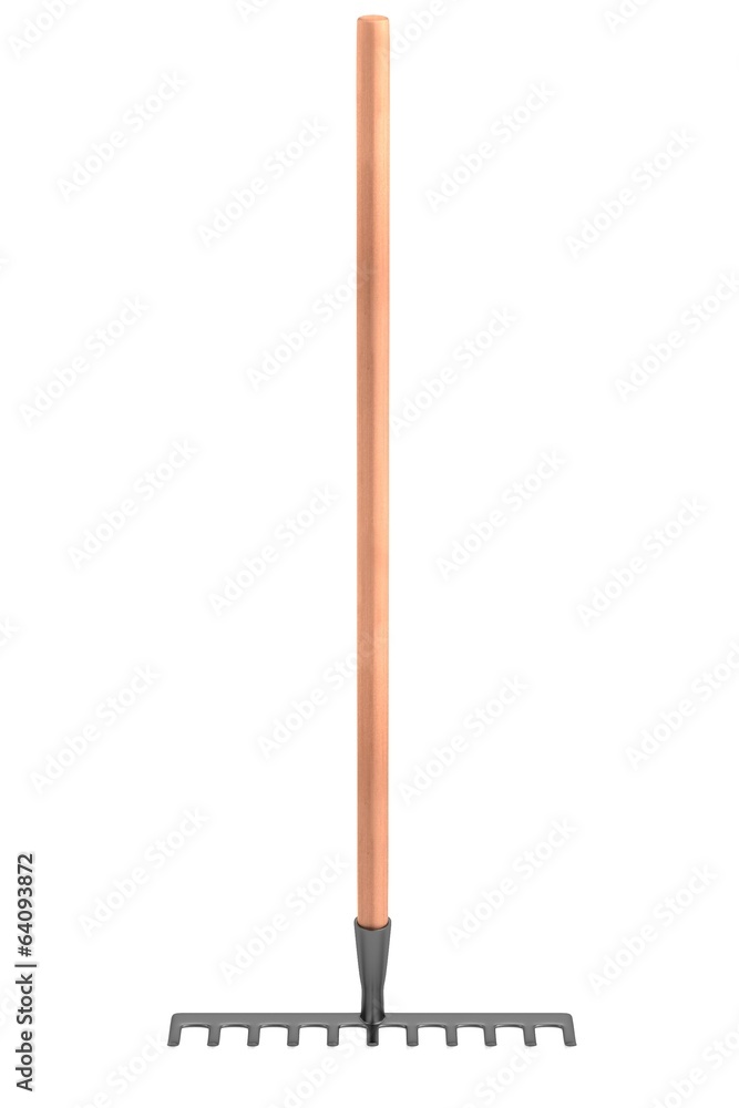 realistic 3d render of rake realistic 3d render of rake