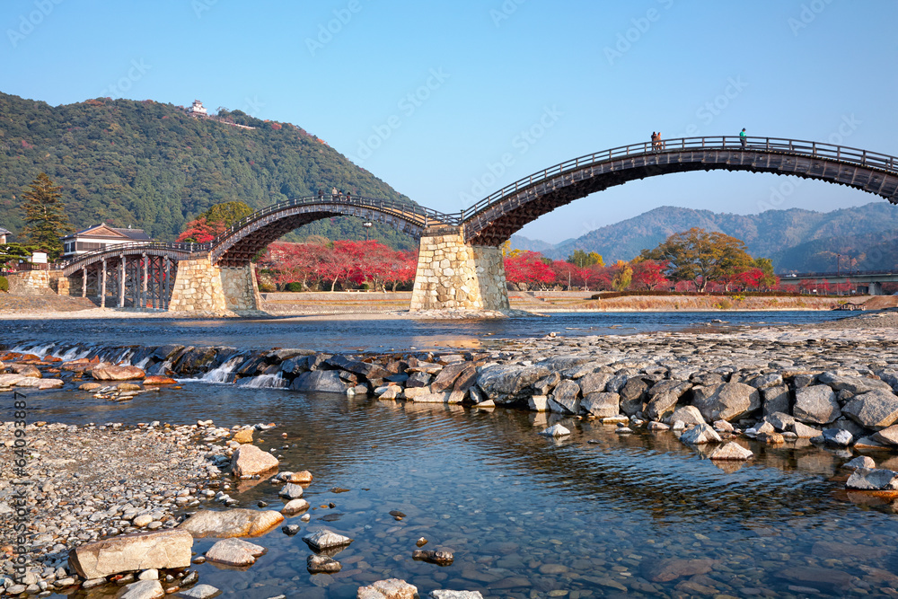 Fototapeta premium Kintai Bridge in Iwakuni, Japan
