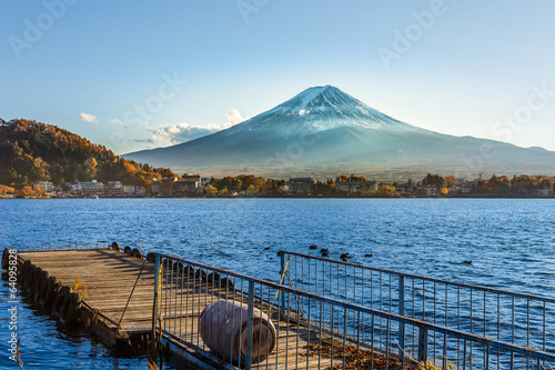 Mt. Fuji at Lake Kawaguchiko photo