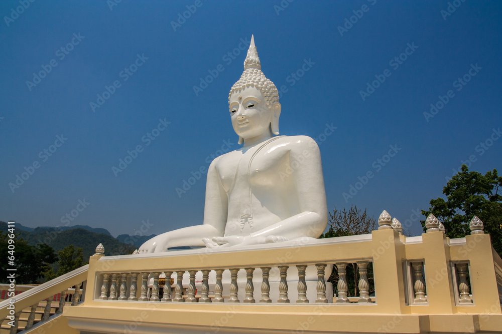Fototapeta premium White Buddha