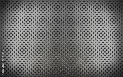 Metal background with seamless circle (3d render)
