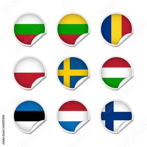 Free Download Flag stickers set 3 - GFXLoad