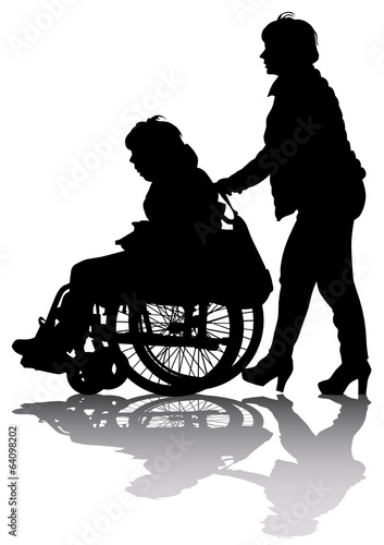 Wheelchair and women