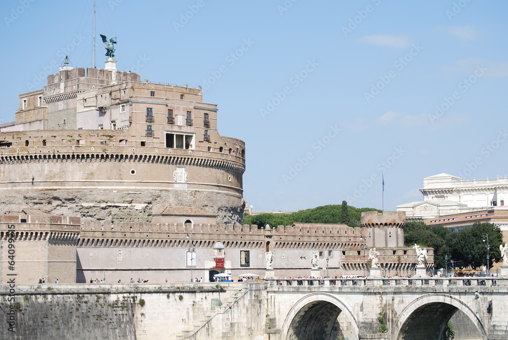 View of Castel Sant'Angelo Rome, Italy