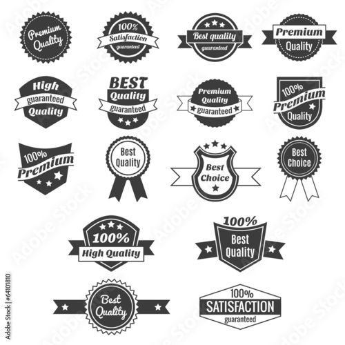 Collection of product price labels