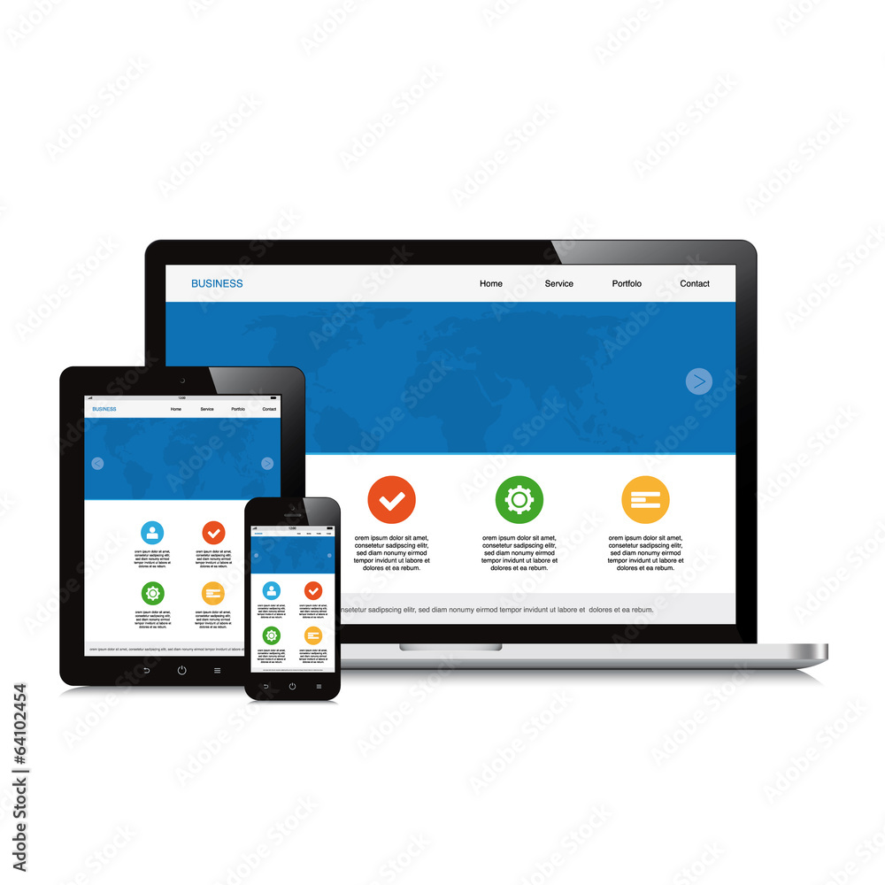 mobile, tablet and laptop responsive webdesign isolated backgrou mobile, tablet and laptop responsive webdesign isolated backgrou
