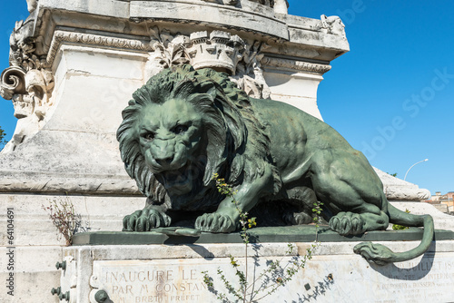 Tablou pe pânză Statue lion