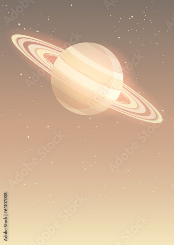 Fototapeta Naklejka Na Ścianę i Meble -  Saturn planet