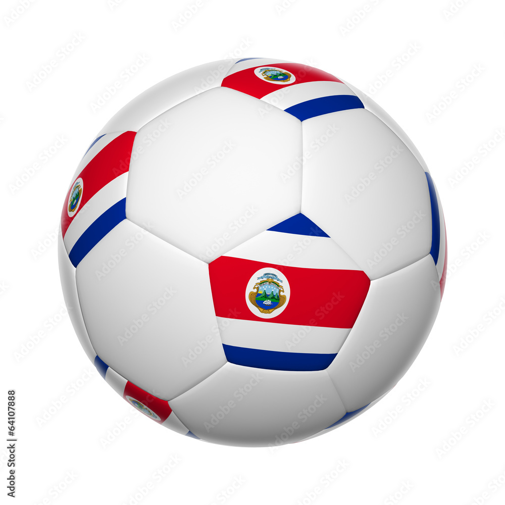 Costa Rican soccer ball