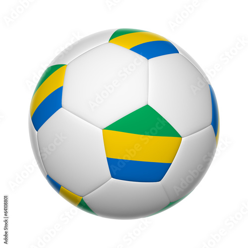 Free Download Gabon soccer ball - GFXLoad