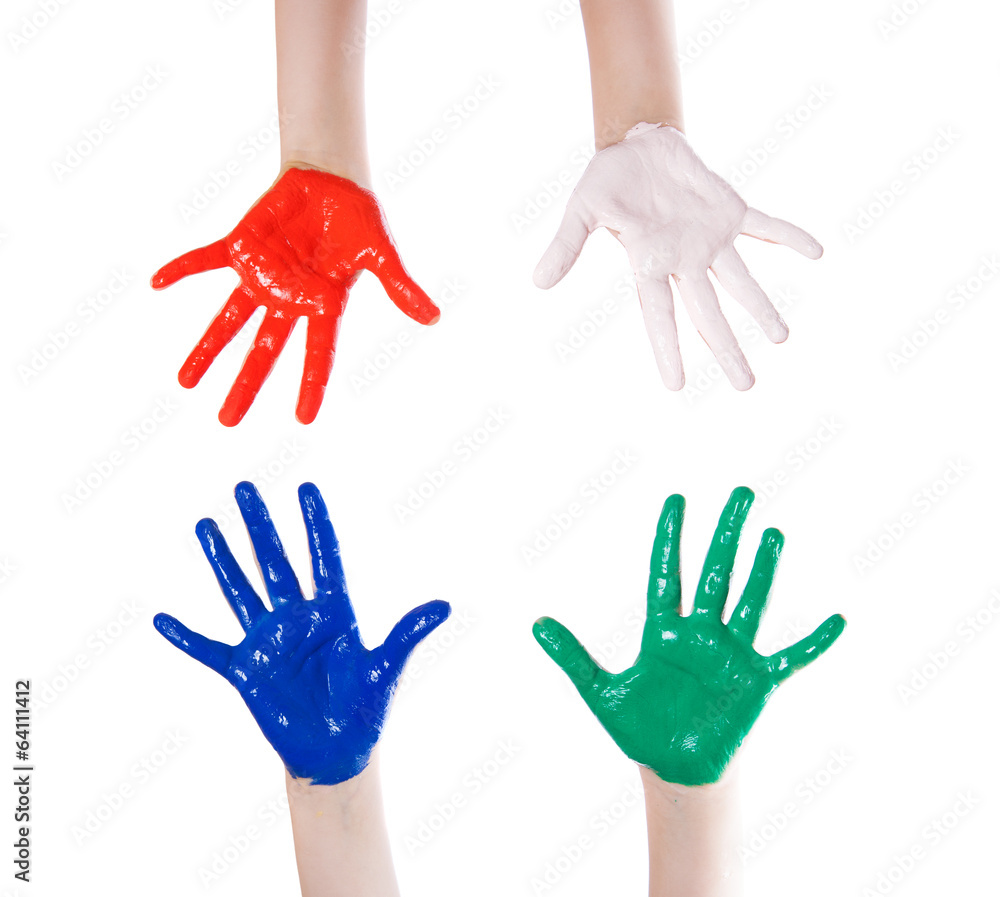 Obraz premium hand colored dye