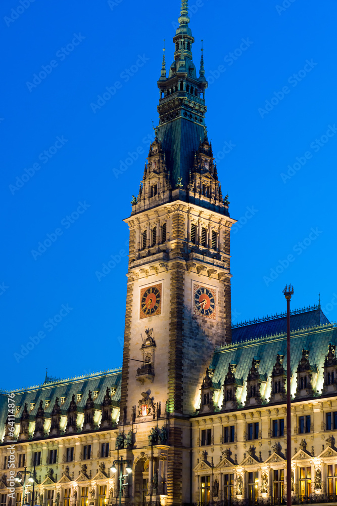 Detail of Hamburgs townhall