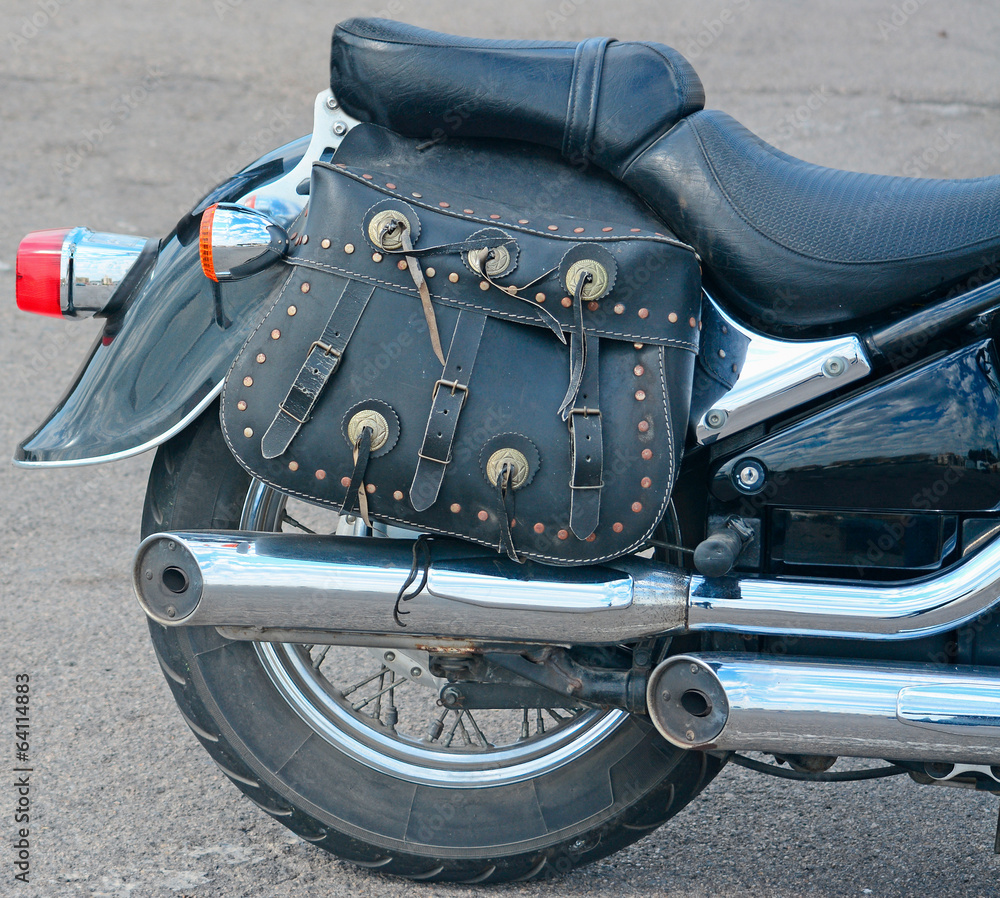 Obraz premium motorcycle side view